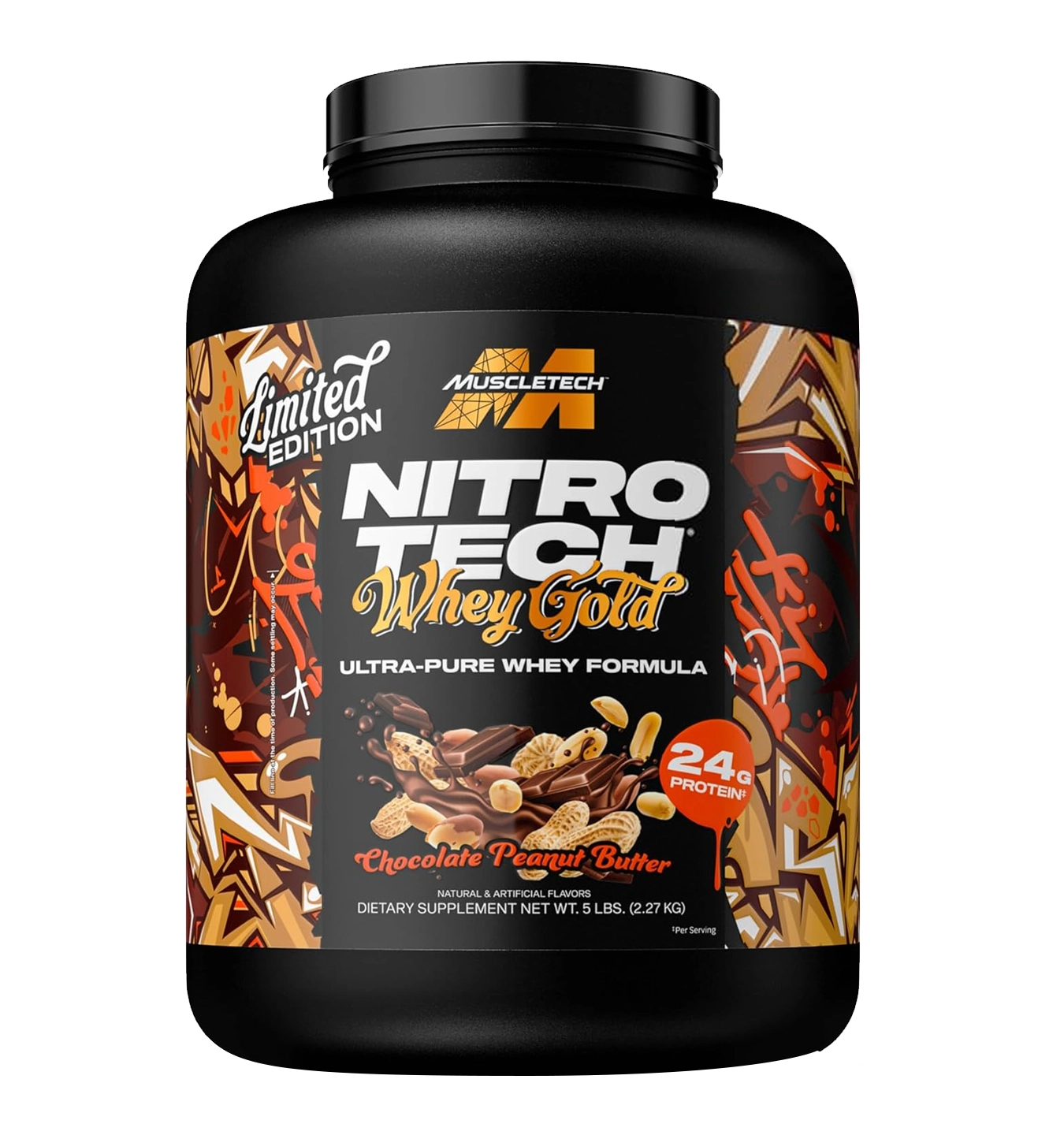 Nitro Tech Whey Gold - 2270 g / Chocolate Peanut Butter