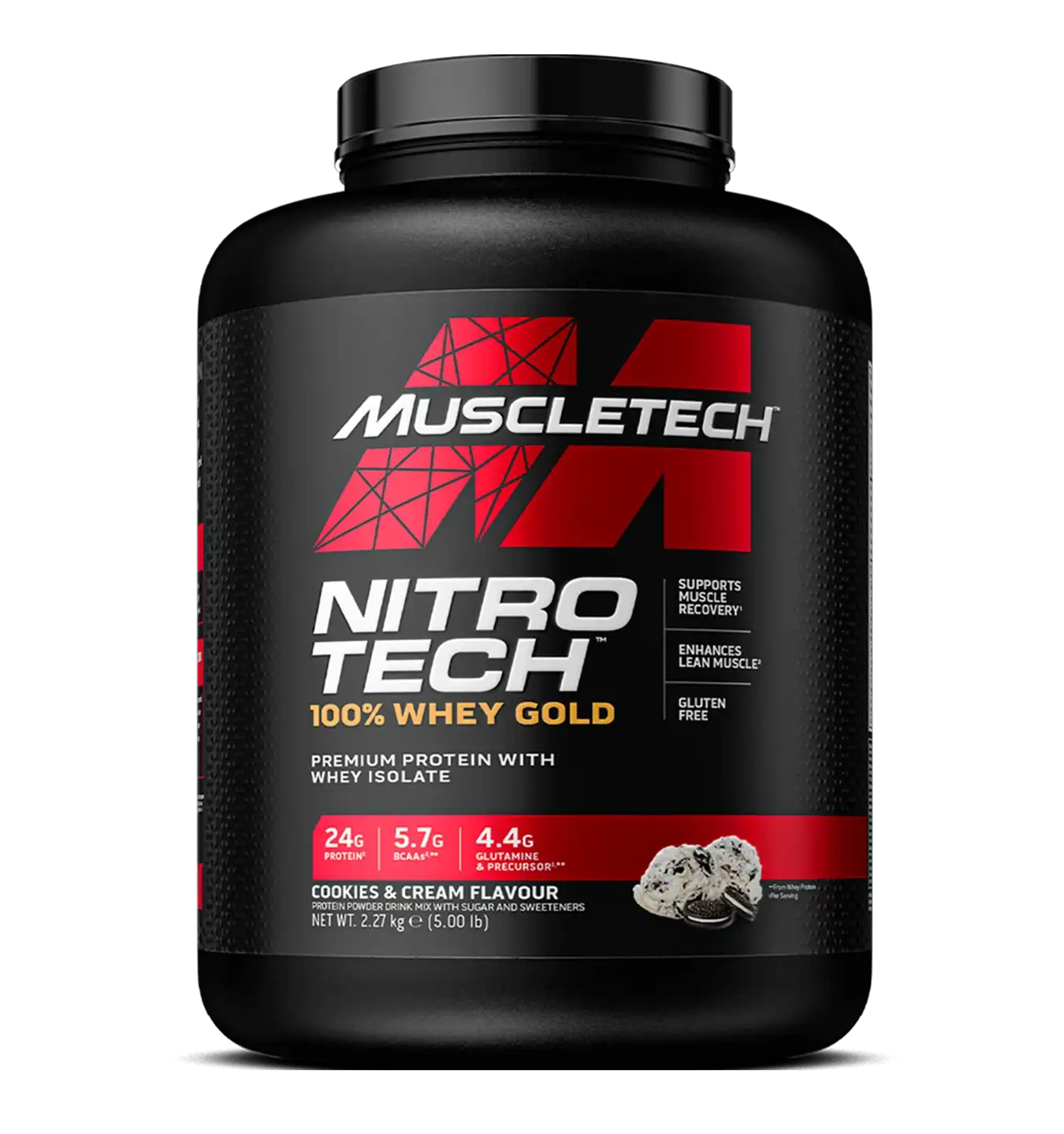 Nitro Tech Whey Gold - 2270 g / Cookies & Cream