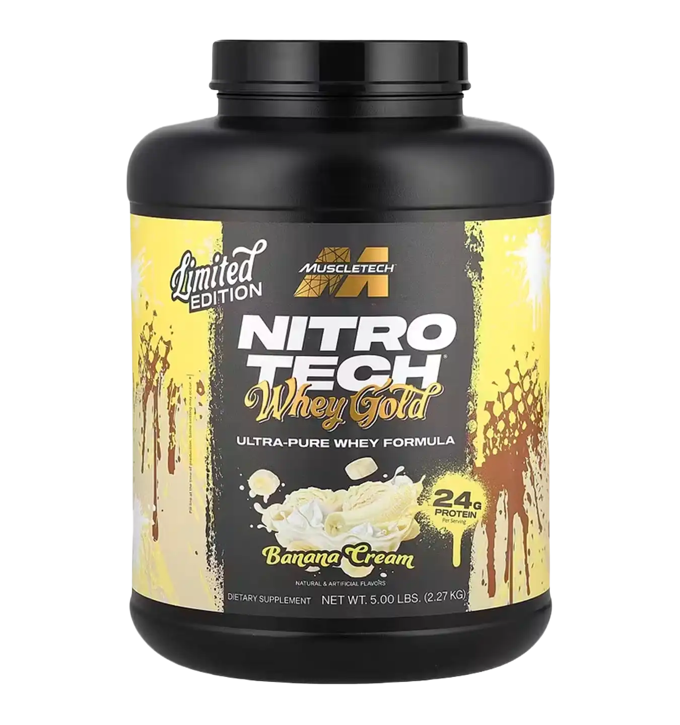 Nitro Tech Whey Gold - 2270 g / Banaan
