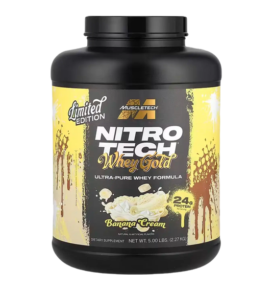 Nitro Tech Whey Gold - 2270 g / Banaan