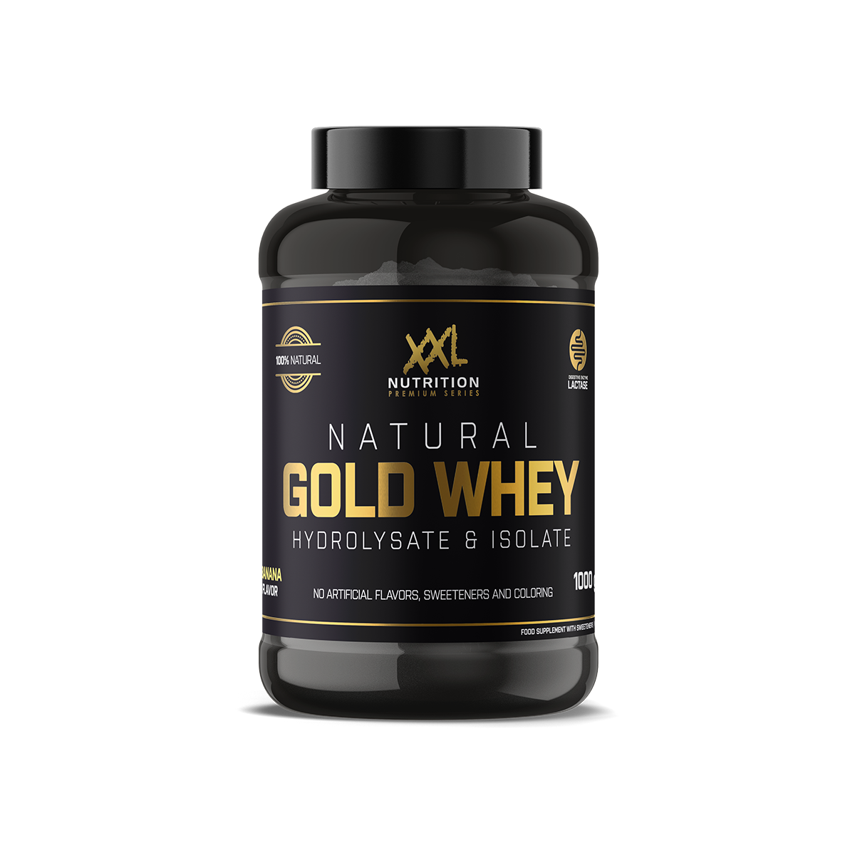 Natural Gold Whey Vanilla - Banaan / 1000 g