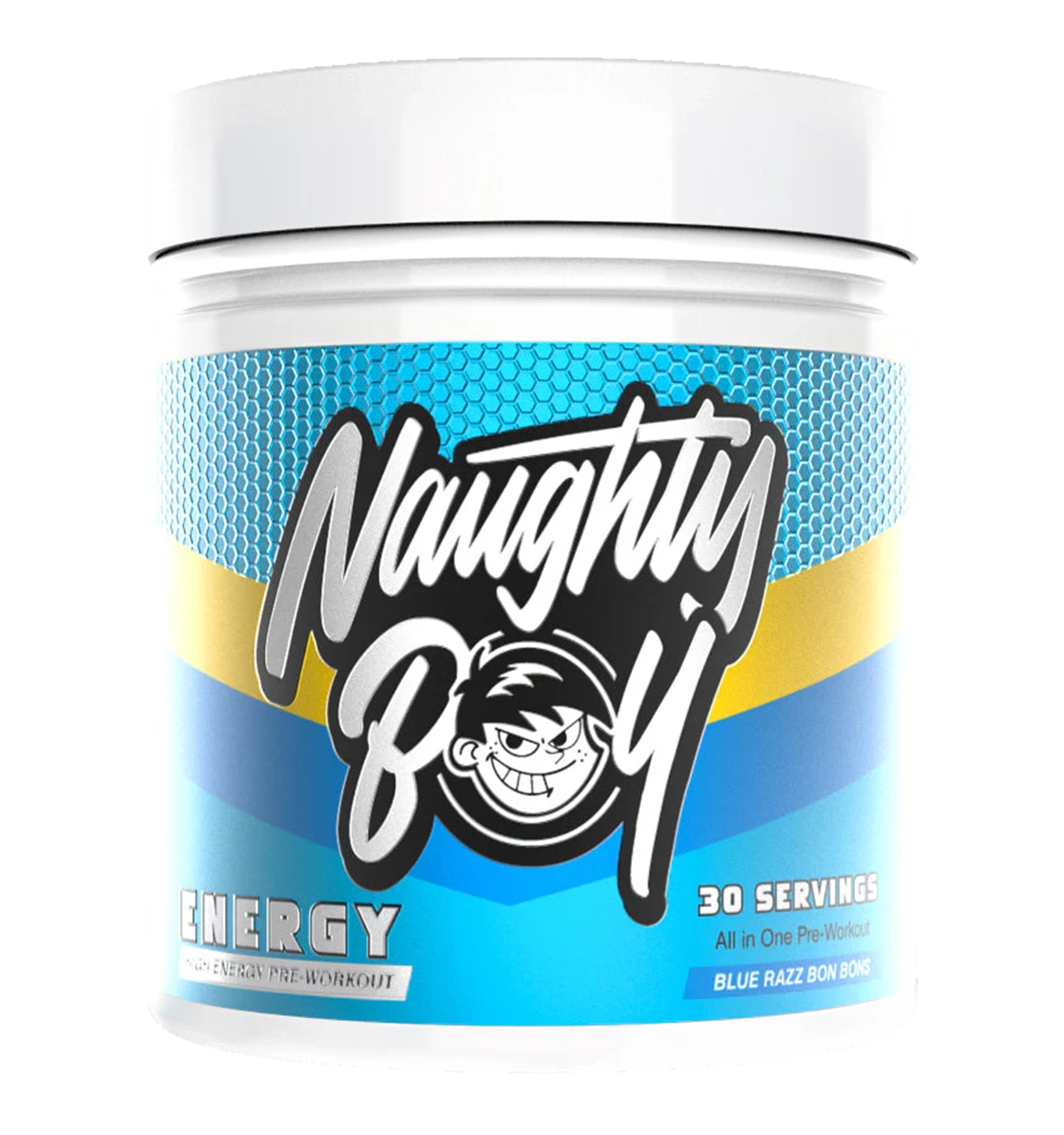 Naughty Boy Energy Pre-Workout - 30 servings / Blue Razz Bon Bons
