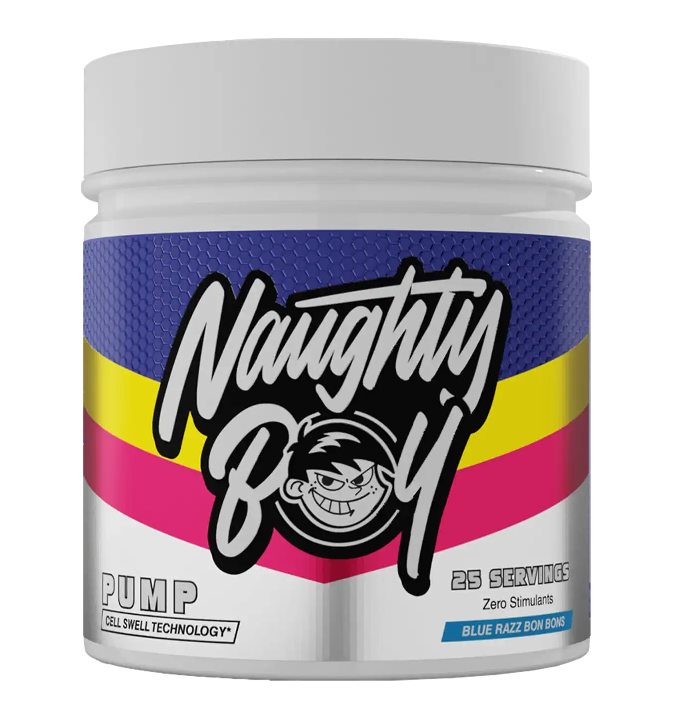 Naughty Boy Pump - 25 servings / Blue Razz Bon Bons