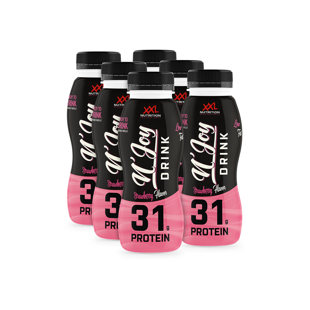 N'Joy Protein Drink - Aardbei / 310 ml / 6-pack