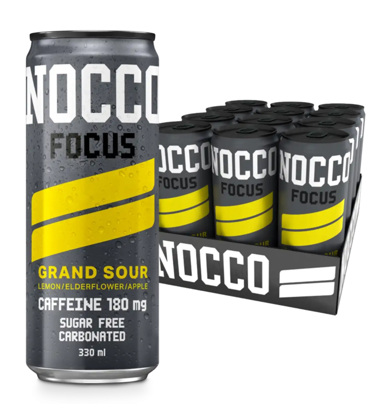 NOCCO FOCUS Drink - 12x 250 ml / Grand Sour