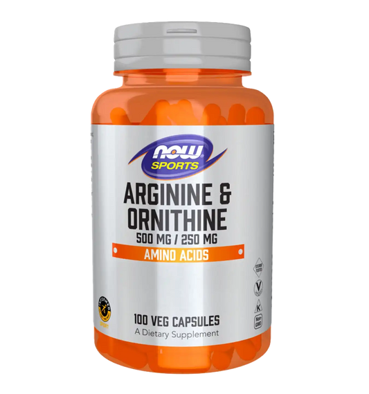 Arginine & Ornithine 500/250mg - 100 caps