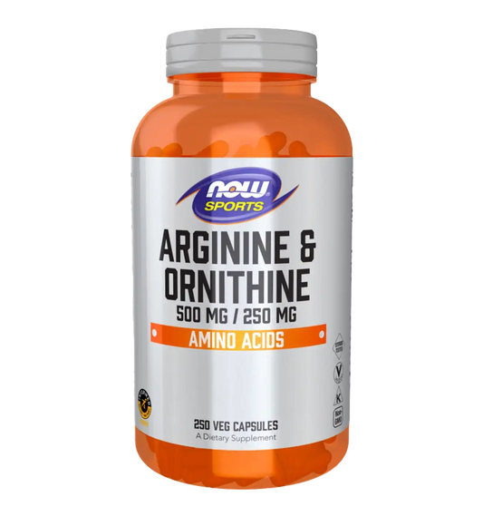 Arginine & Ornithine 500/250mg - 250 caps