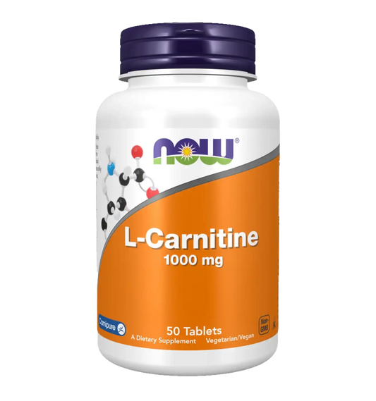 L-Carnitine 1000mg Now Foods - 50 tabl