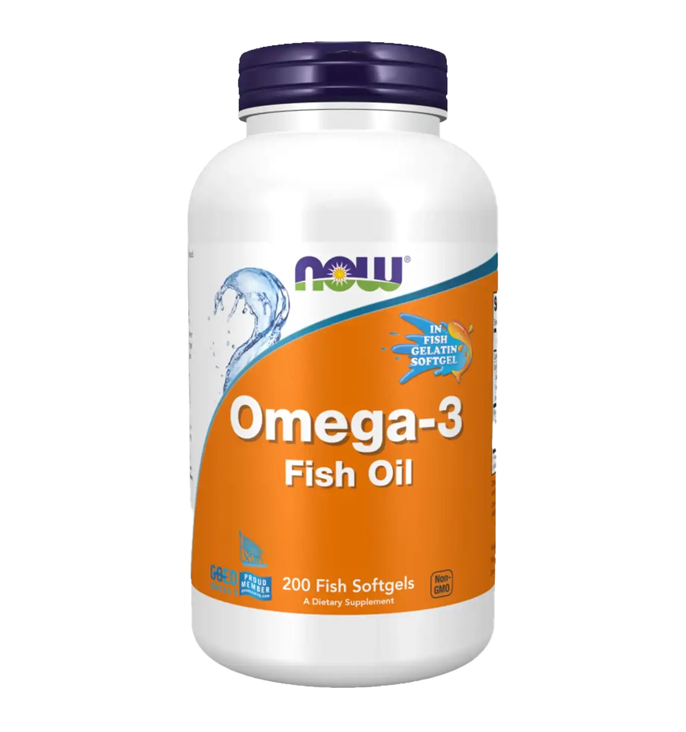 Omega-3 Molecularly Distilled Fish Softgels