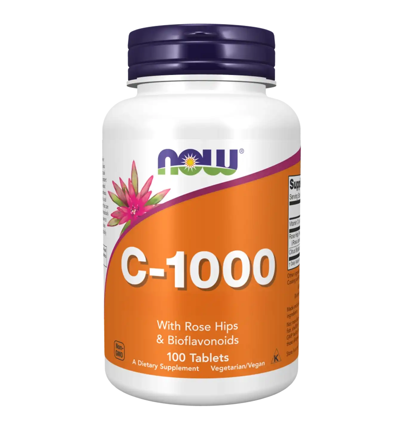 Vitamin C-1000 with Rose Hips & Bioflavonoids - 100 tabl