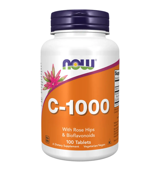 Vitamin C-1000 with Rose Hips & Bioflavonoids - 100 tabl