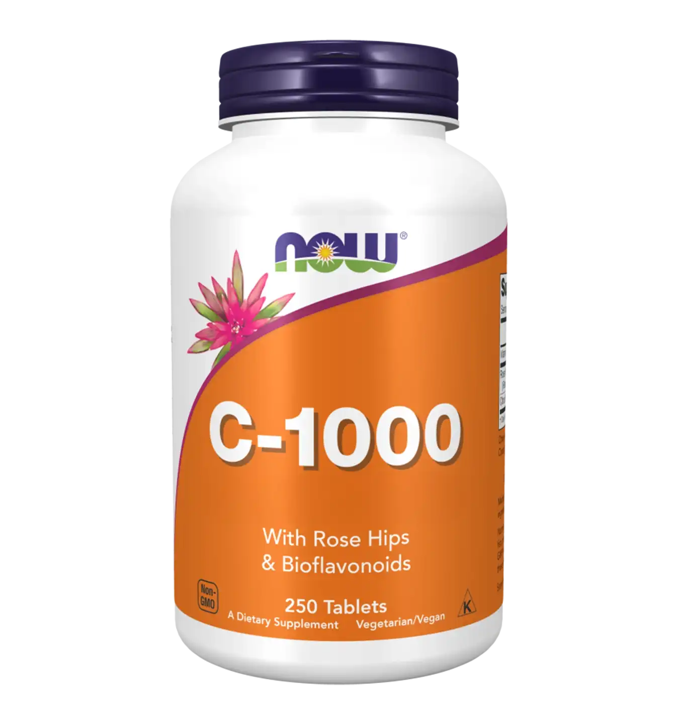 Vitamin C-1000 with Rose Hips & Bioflavonoids - 250 tabl
