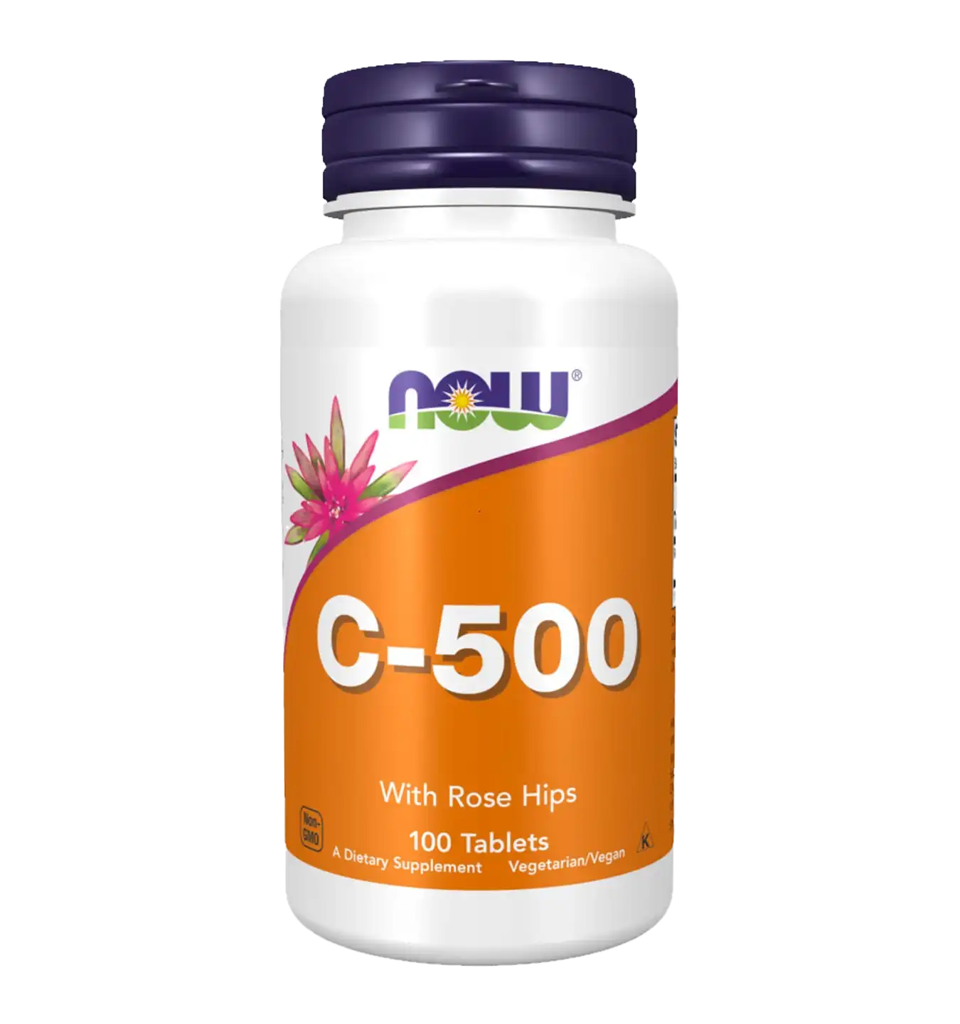 Vitamine C-500 with Rose Hips - 100 tabl