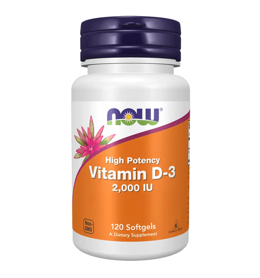 Vitamine D-3 2000IU - 120 softgels