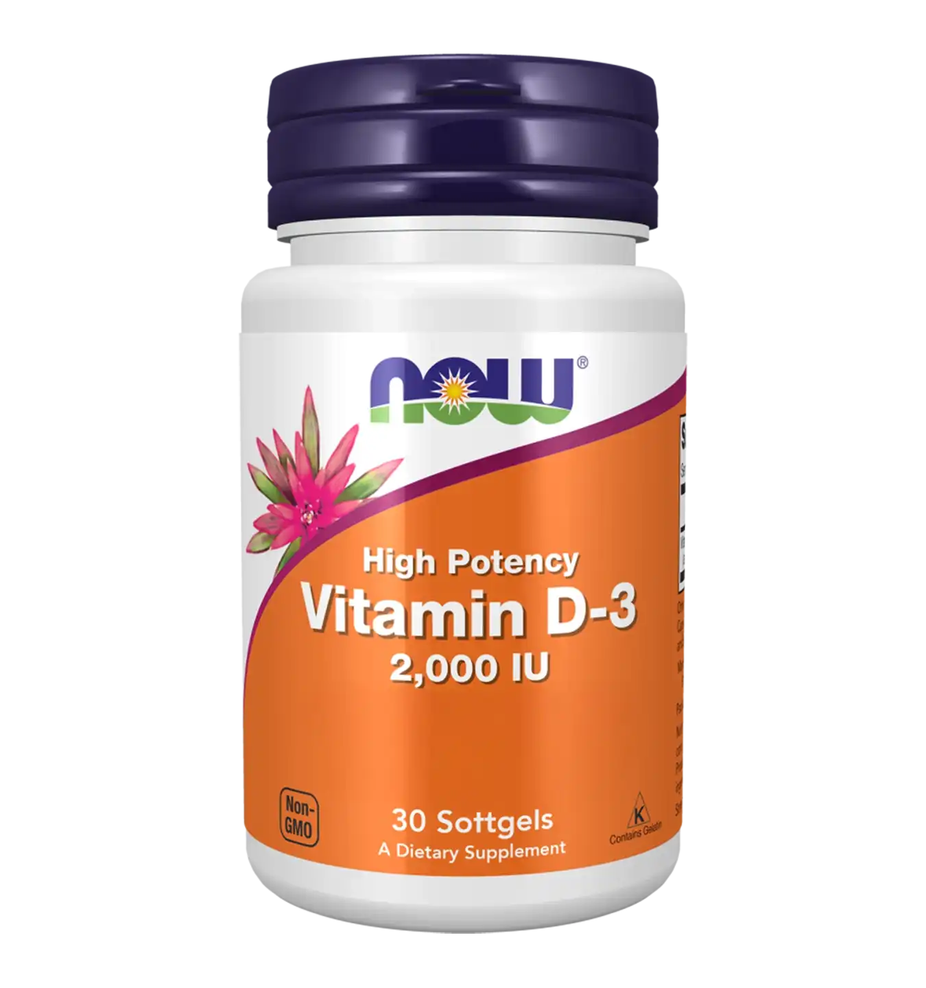 Vitamine D-3 2000IU - 30 softgels