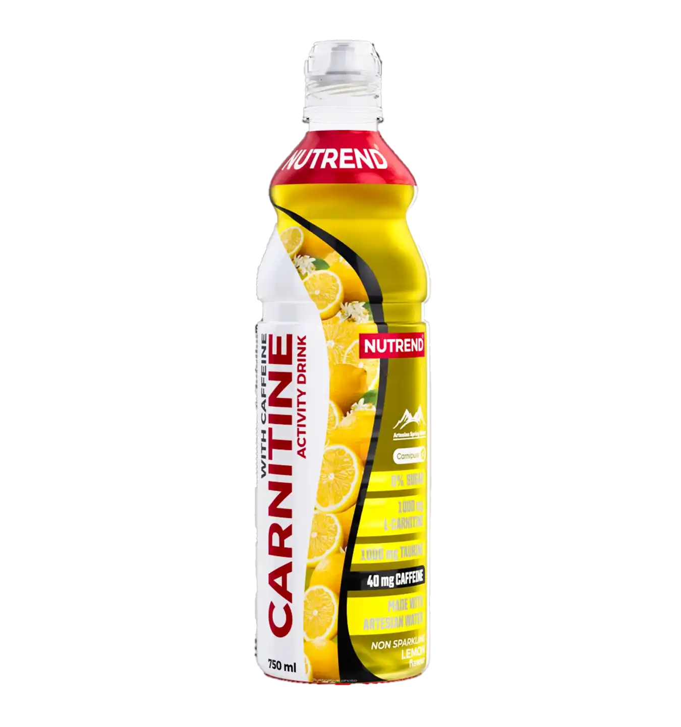 Carnitine Activity Drink with Caffeine - 8x 750 ml / Lemon