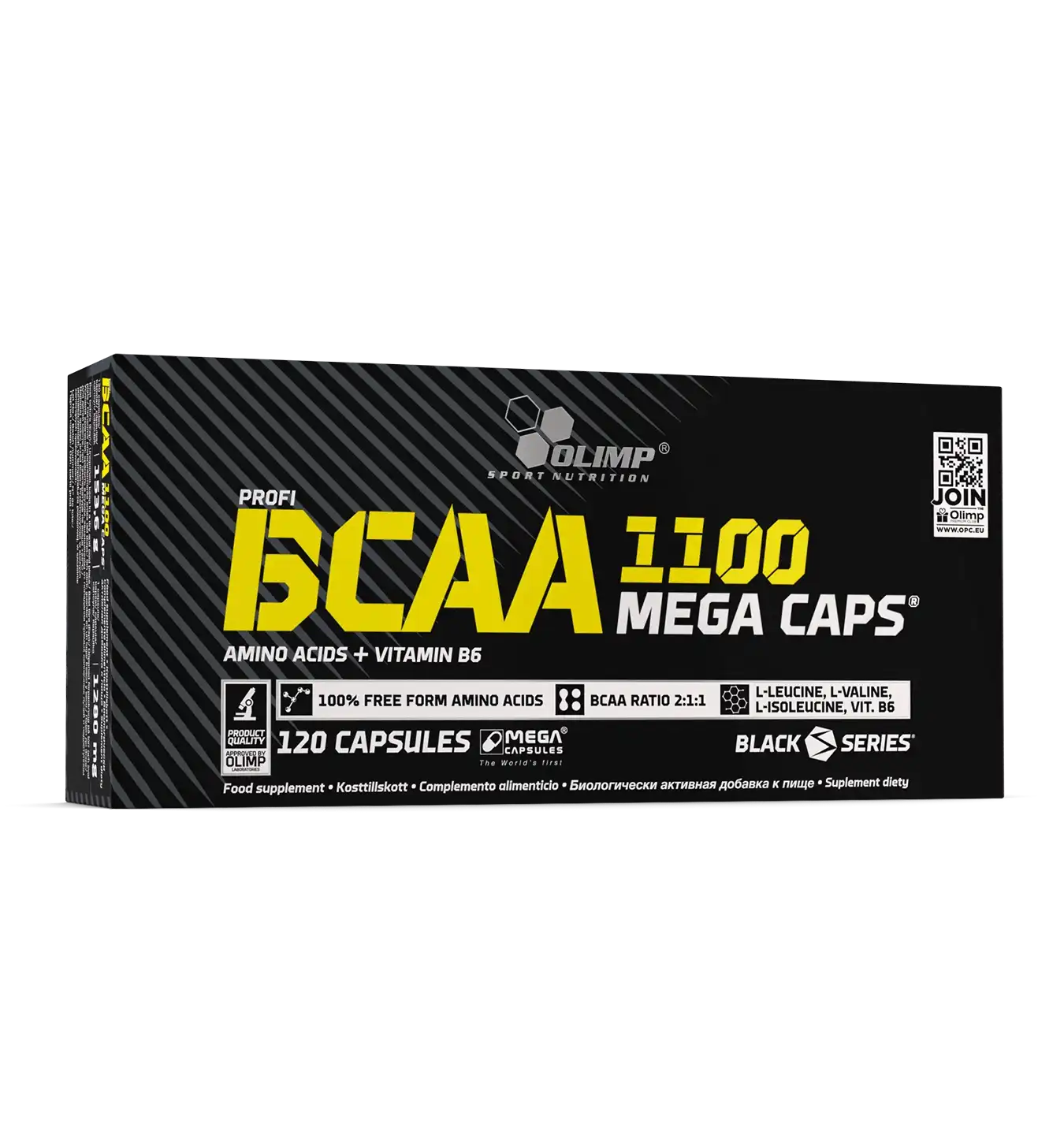 BCAA Mega Caps 1100 - 120 caps