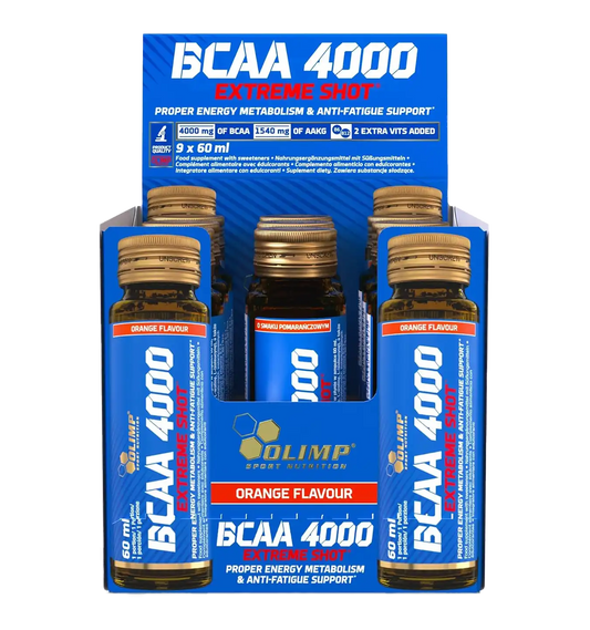 BCAA 4000 Extreme Shot - 9x 60 ml - Orange