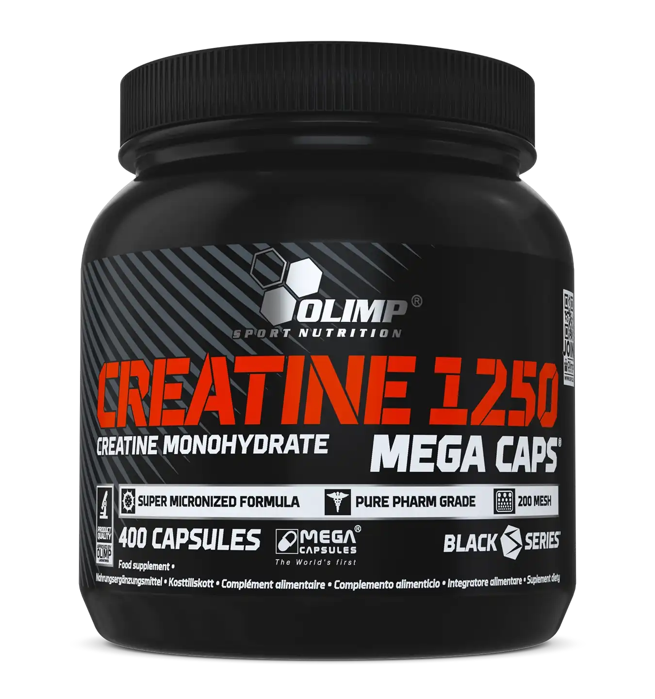 Creatine 1250 Mega Caps - 400 caps