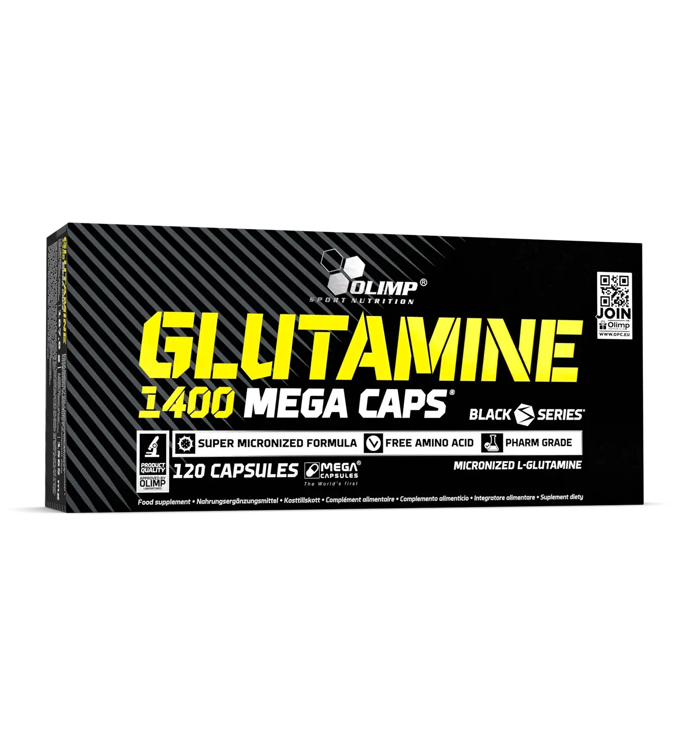 Glutamine Mega Caps 1400 - 120 caps
