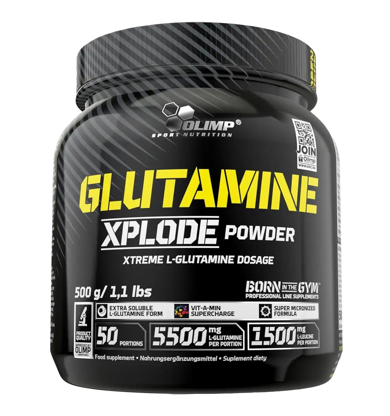 Glutamine Xplode - 500 g / Lemon