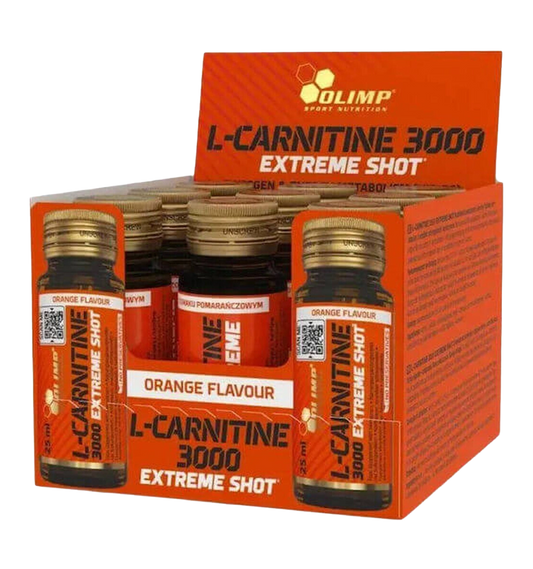 L-Carnitine Extreme Shot - 9 ampullen / Orange