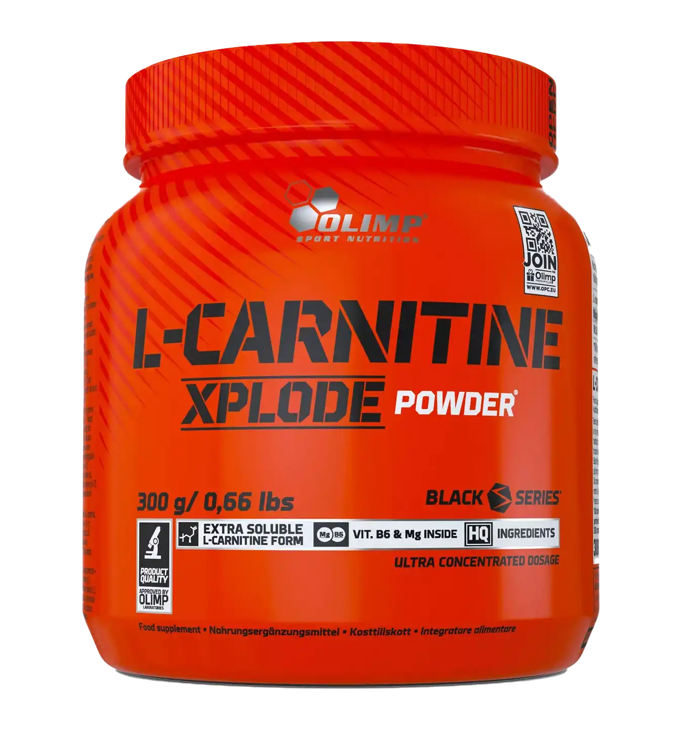 L-Carnitine Xplode Powder - 300 g - Orange