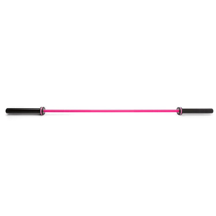 Olympische Barbells – gekleurd - 15 kg - Pink