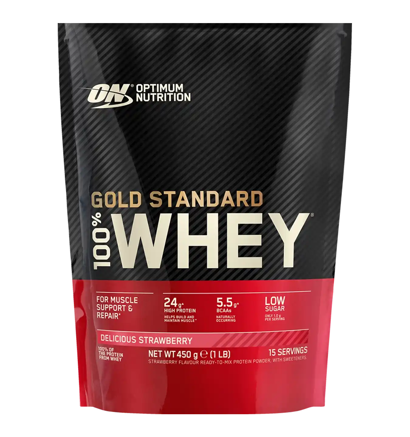 100% Whey Gold Standard - 450 g / Aardbei