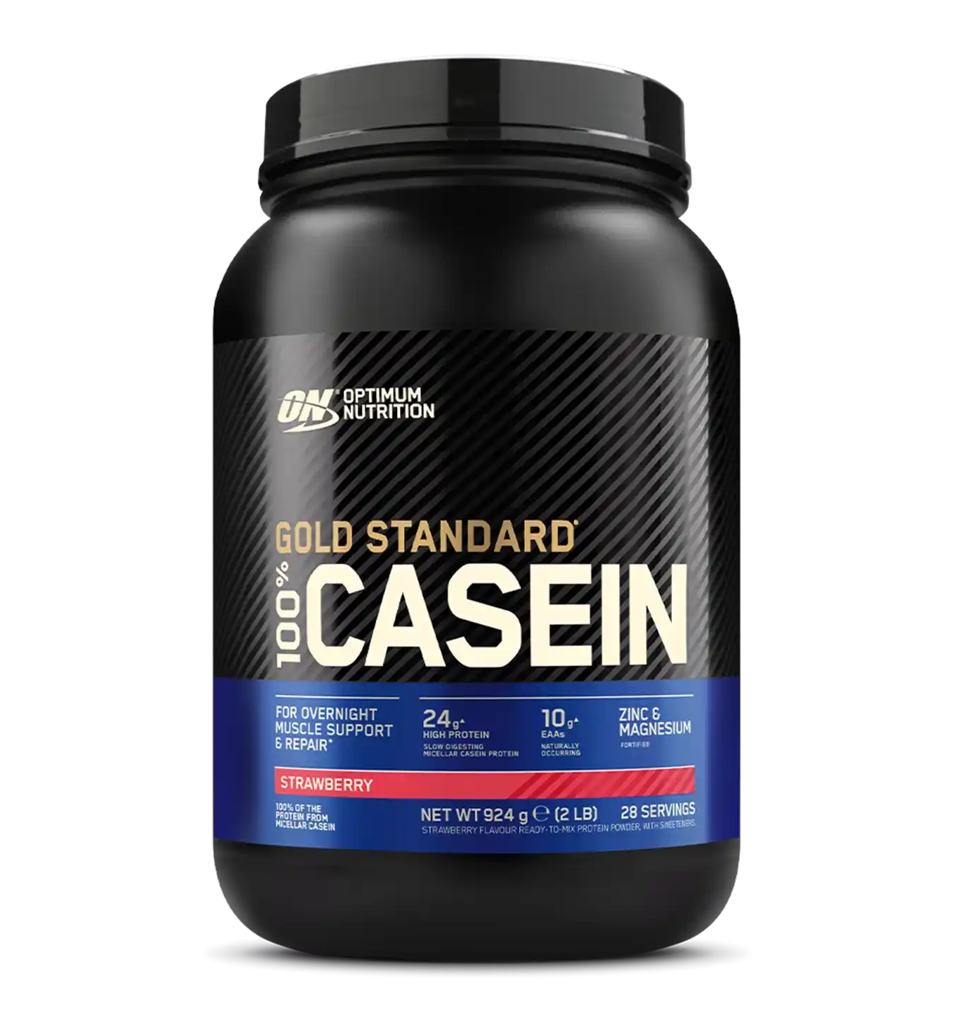100% Casein Gold Standard - 908 g / Aardbei