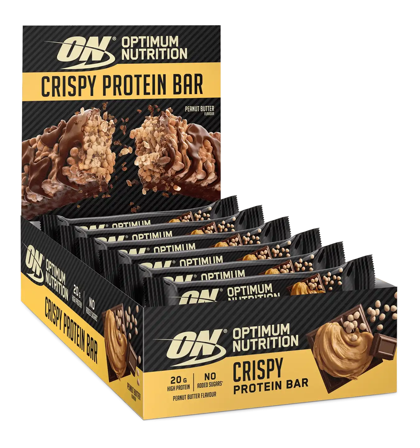 Optimum Crispy Bar - 10 repen - Peanut Butter