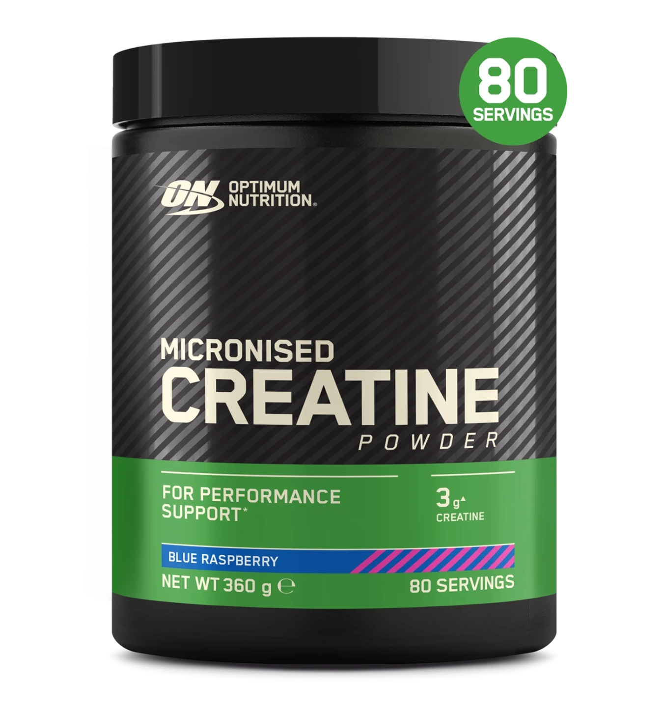 Micronized Creatine Flavoured - 80 Servings / Blue raspberry