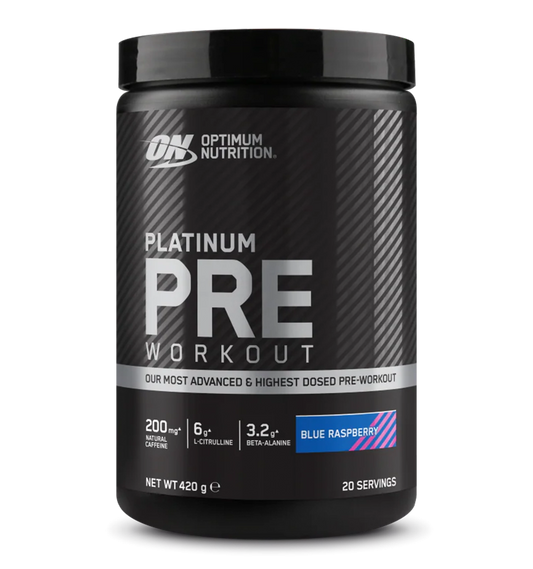 Platinum Pre Workout - 20 servings / Blue raspberry
