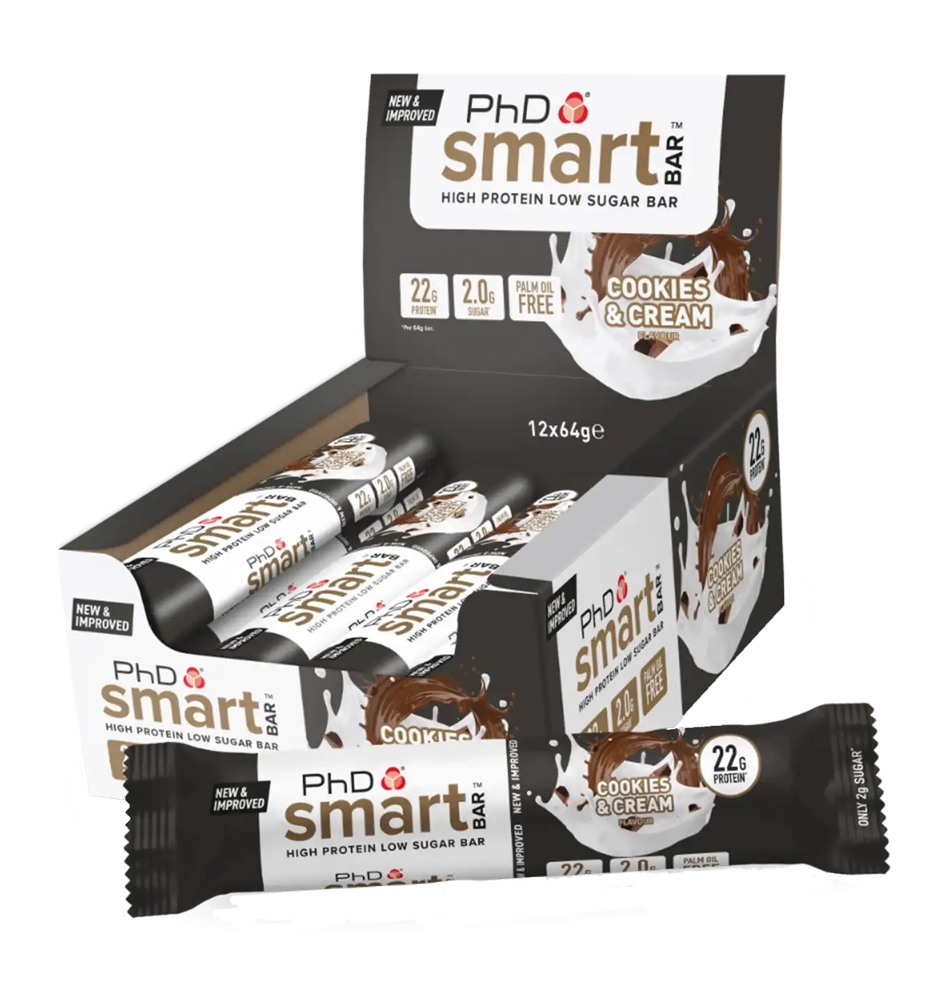 Smart Bar - 12 repen / Cookies & Cream