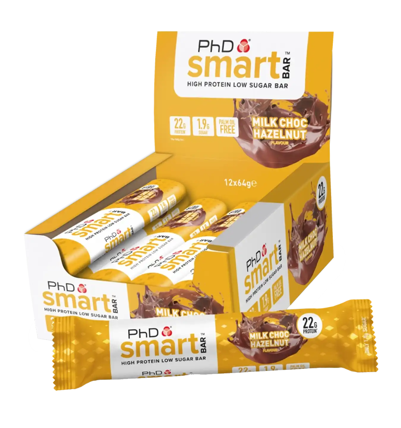 Smart Bar - 12 repen / Milk Choco Hazelnut
