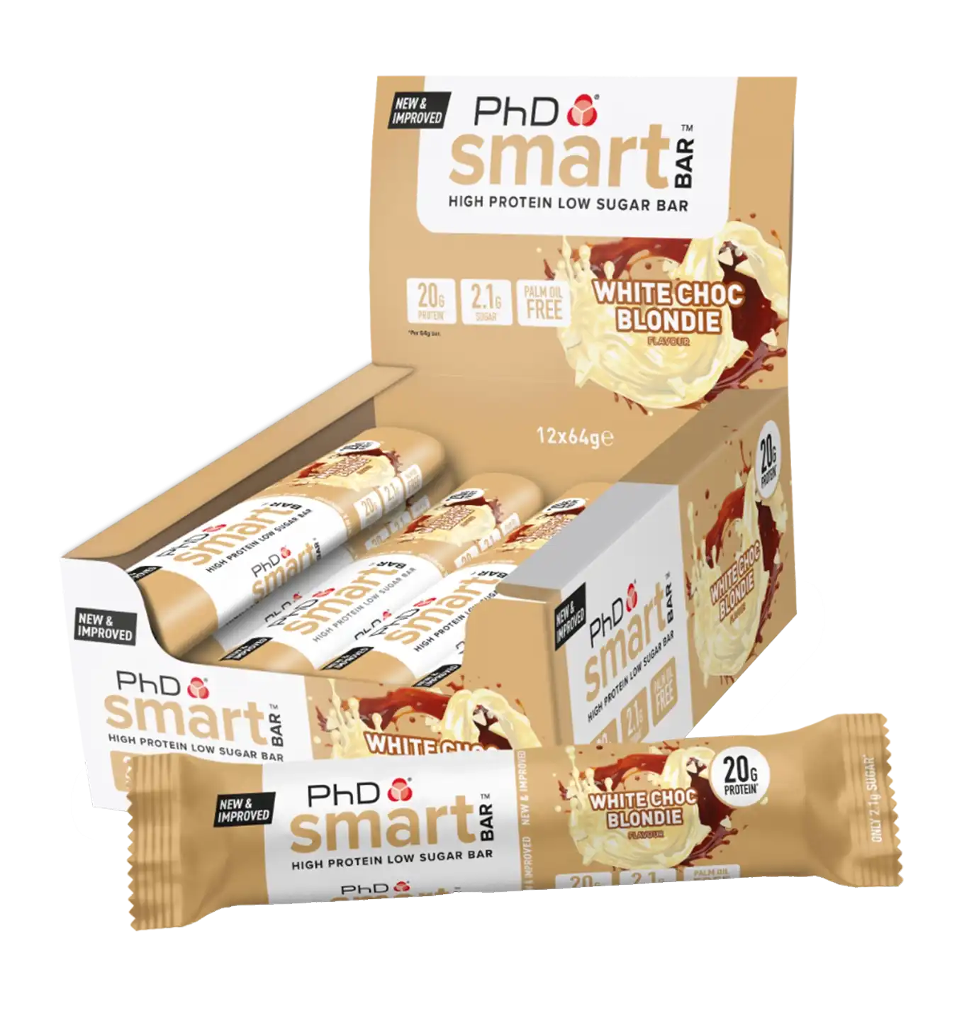 Smart Bar - 12 repen / White Chocolate Blondie