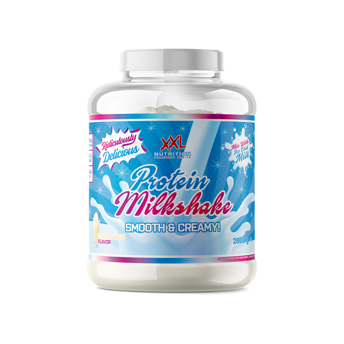 Protein Milkshake Vanilla Ice - Vanille / 750 g