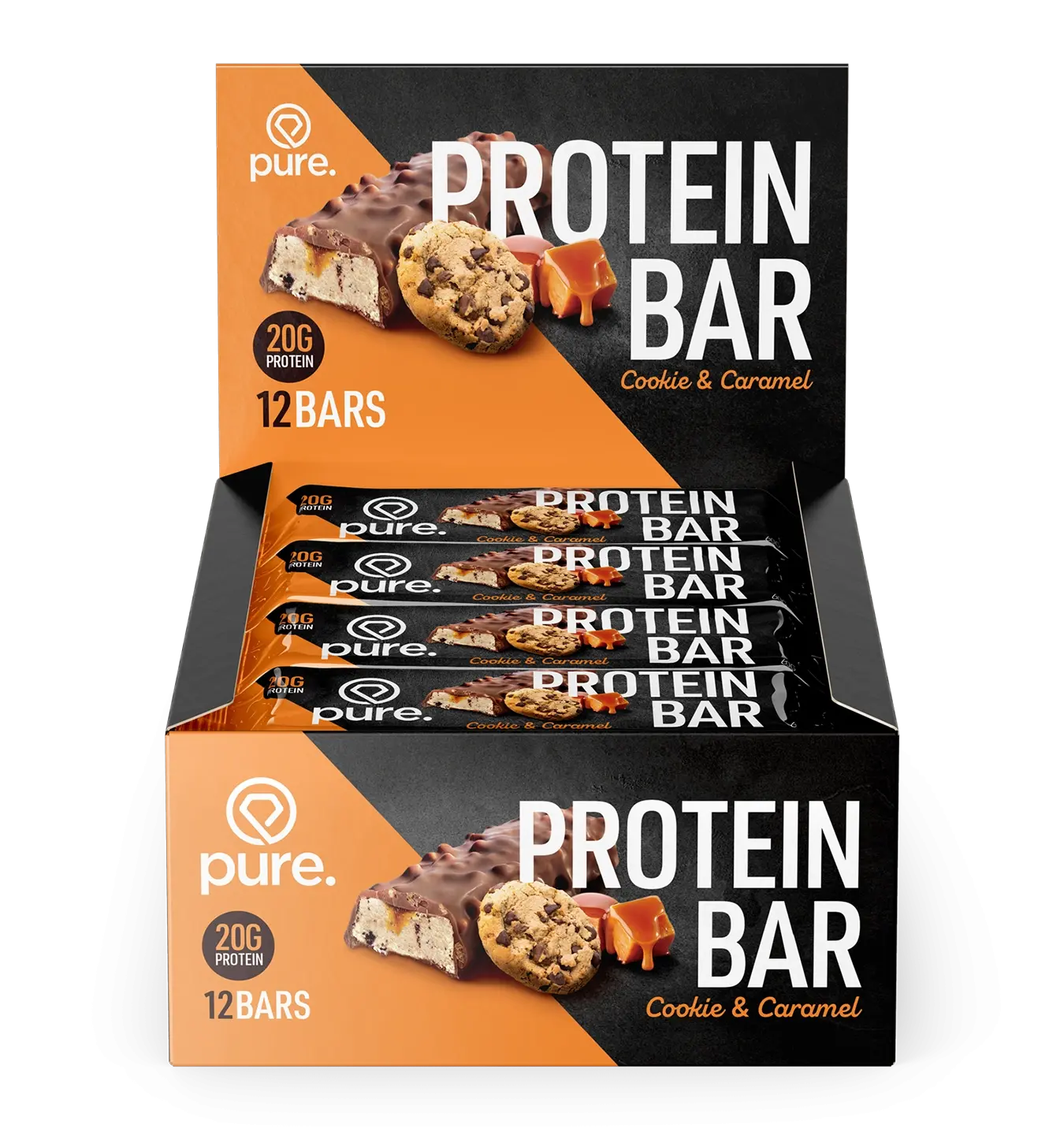 Protein Bar Crunchy - 12 repen / Cookie Caramel