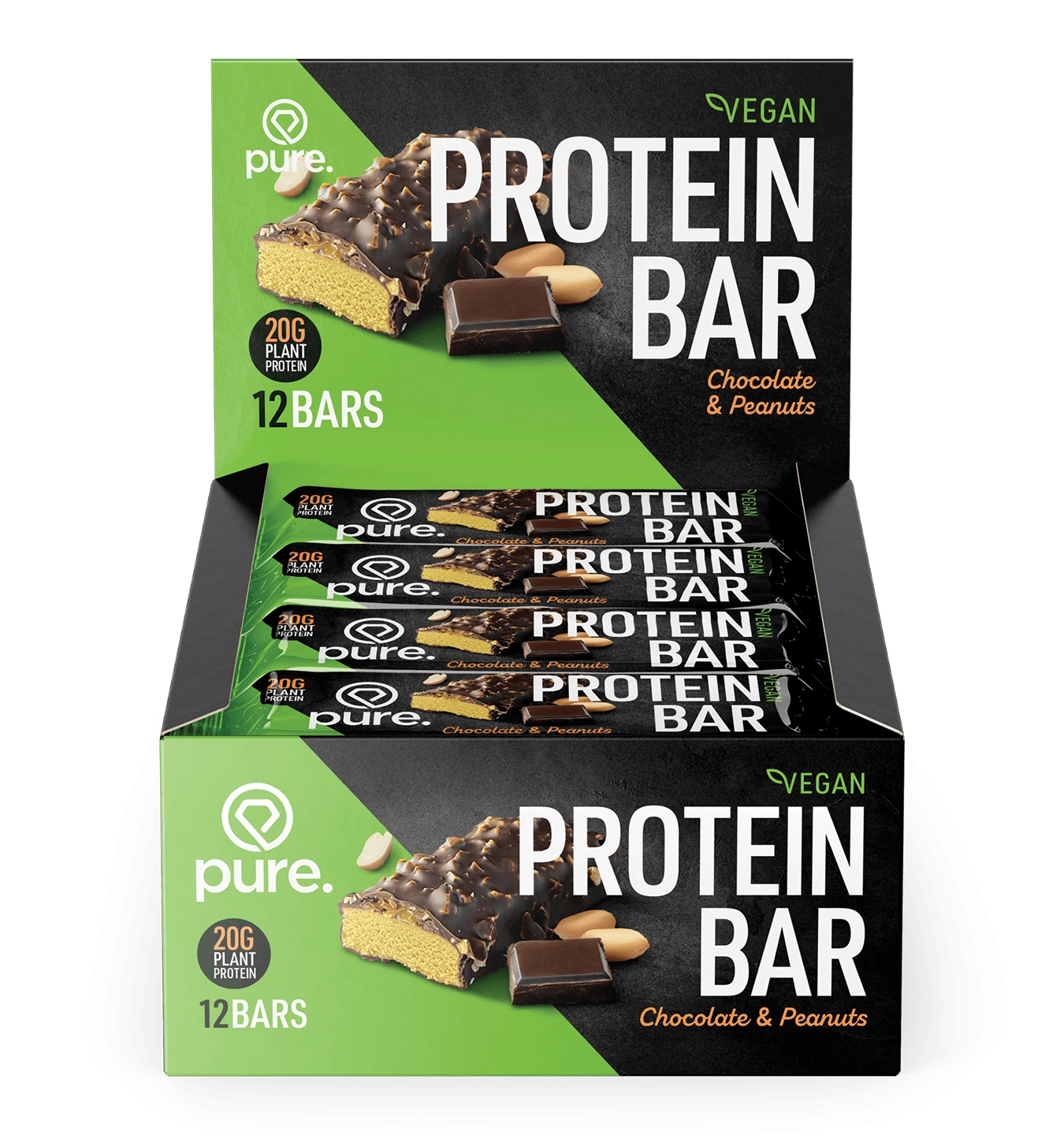 Vegan Protein Bar - 12 repen / Choco Peanut