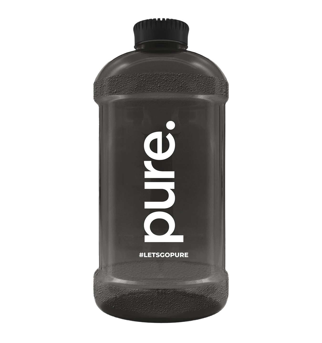 Water Bottle - 2200 ml / Smoke Zwart