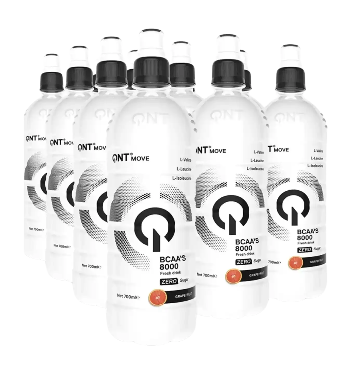 BCAA 8000 - 12x 700 ml / White Grapefruit