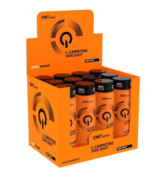 L-Carnitine Shot 3000mg - 12x 80 ml - Red Fruits