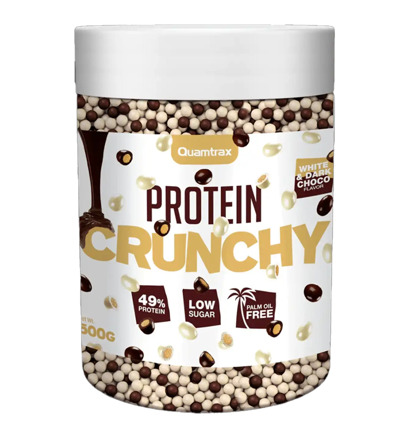 Protein Crunchy - 500 g / Dark & White Chocolate