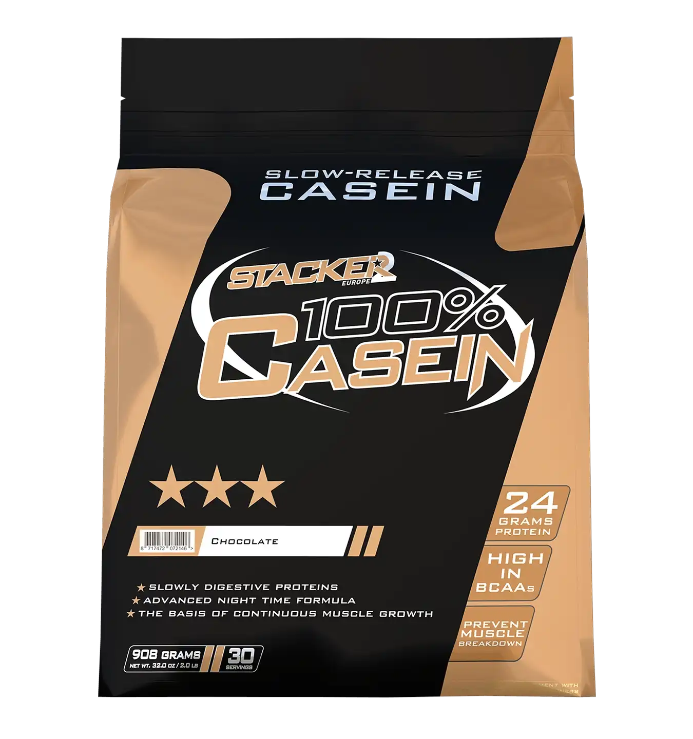 100% Casein - 908 g / Chocolade