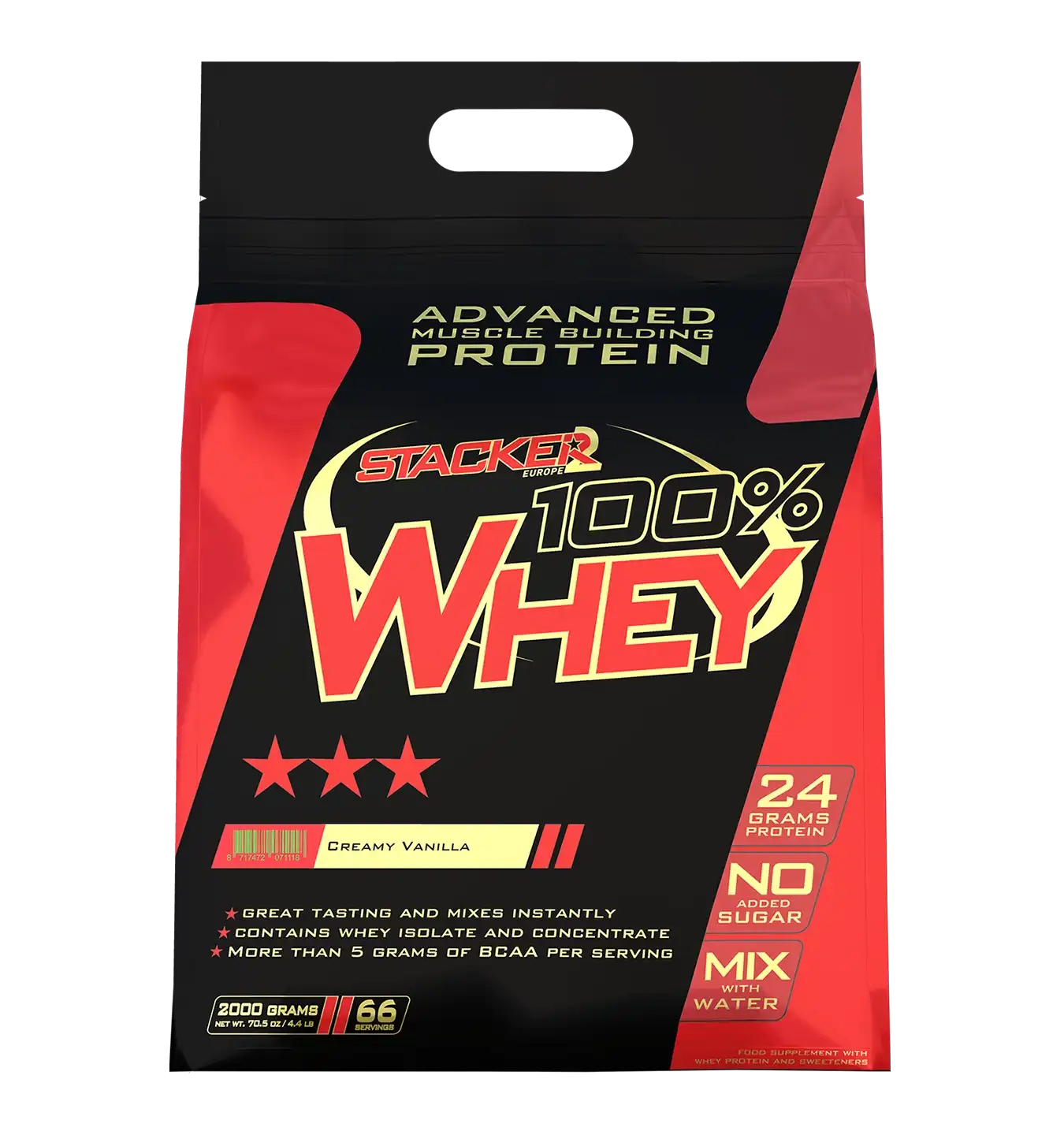 100% Whey - 2000 g / Vanille