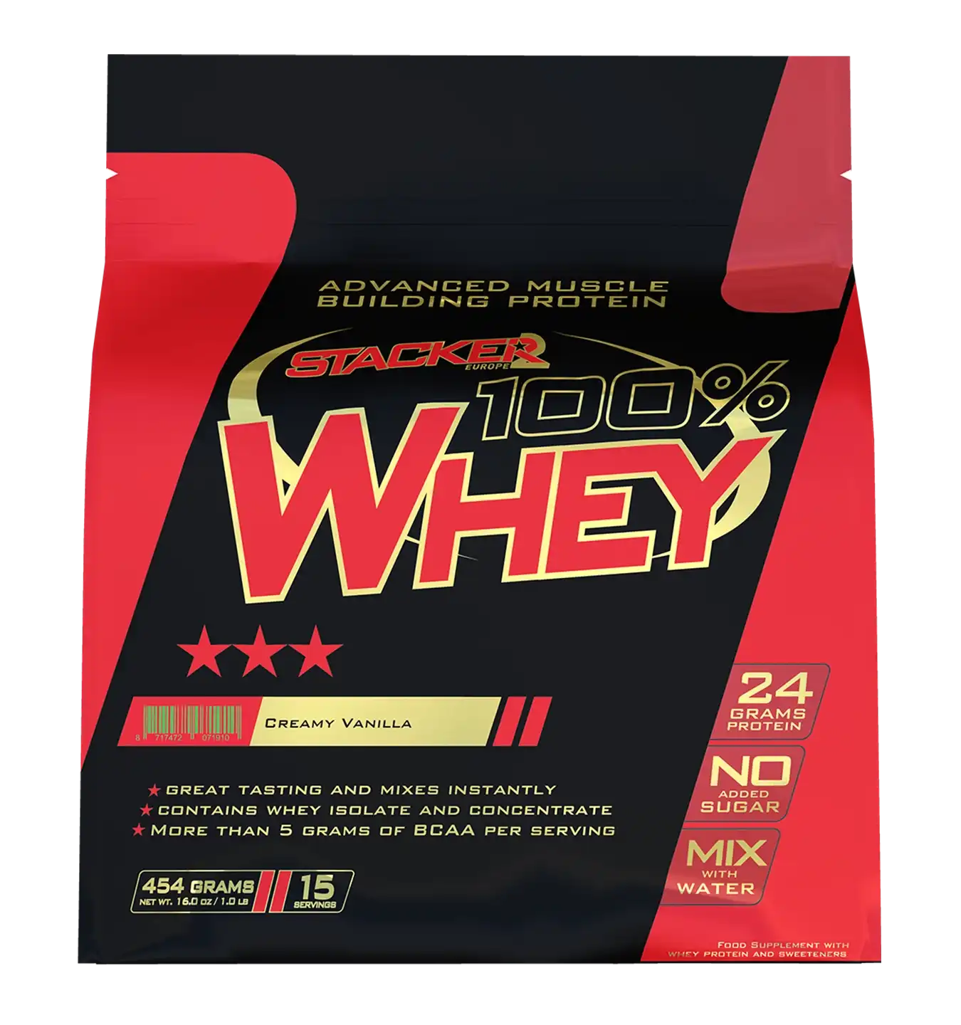 100% Whey - 454 g / Vanille