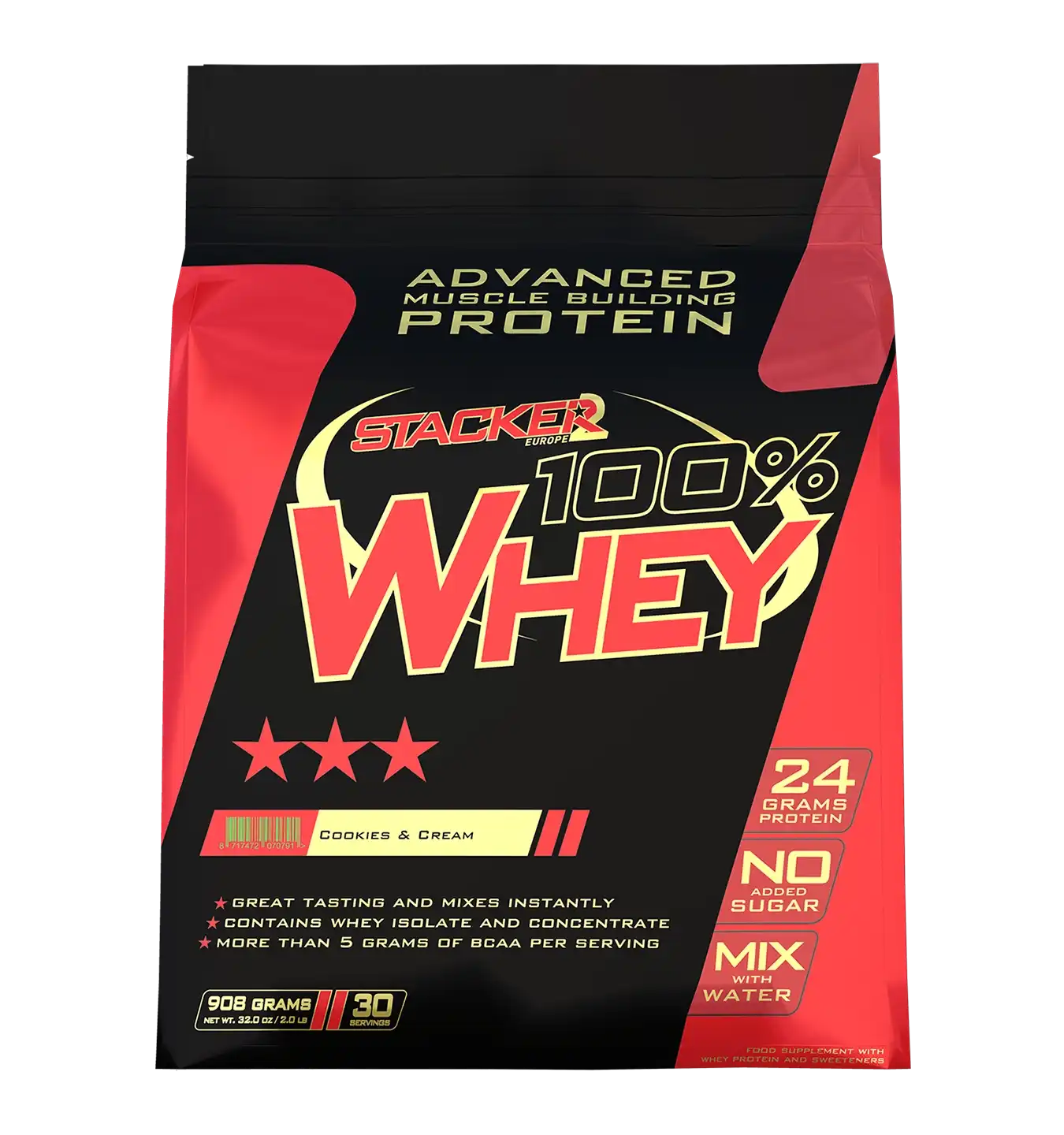 100% Whey - 908 g / Cookies & Cream