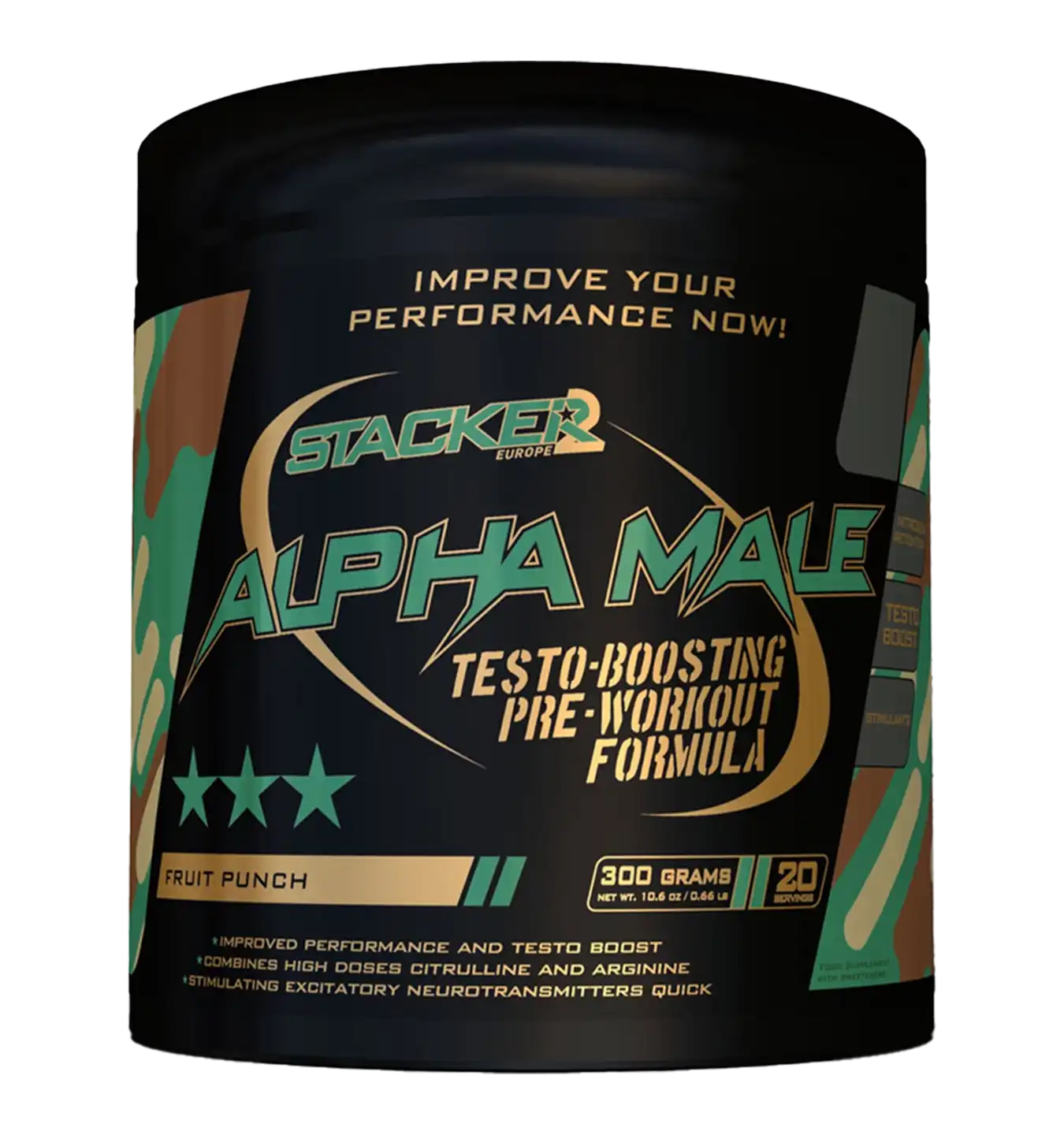Alpha Male - 20 servings / Fruit Punch