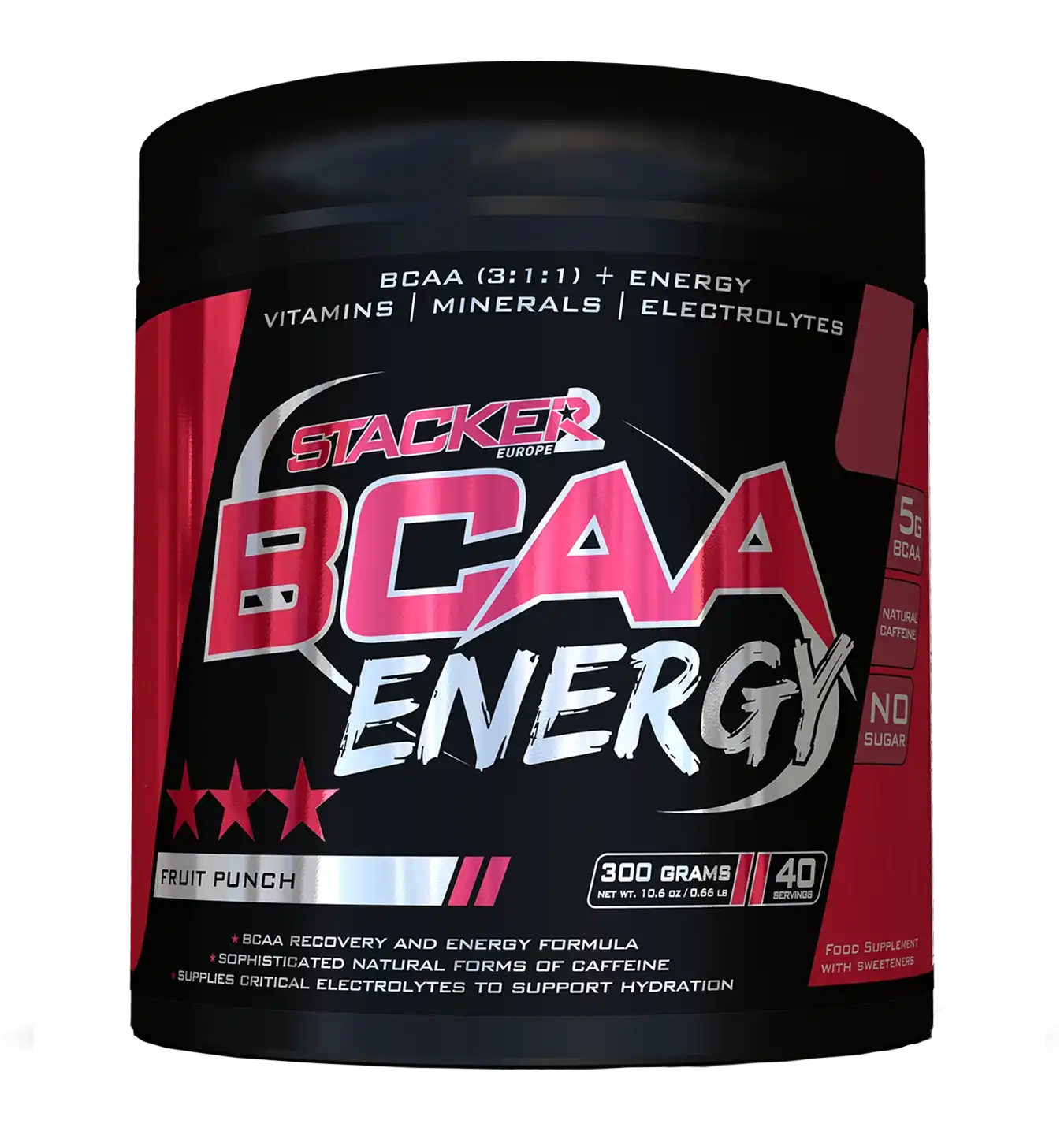 BCAA Energy - 40 servings / Fruit Punch