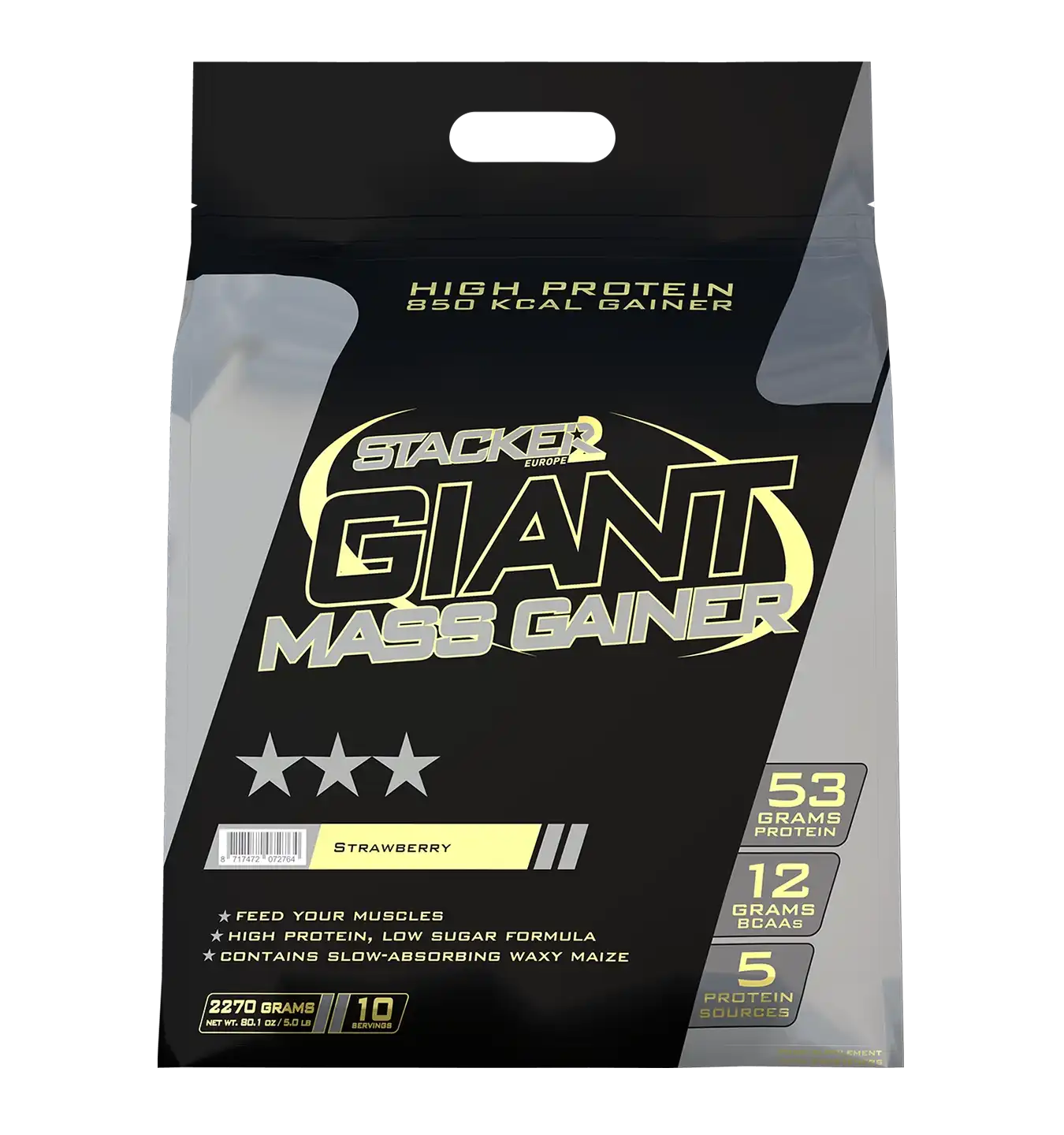 Giant Mass Gainer - 2270 g / Aardbei